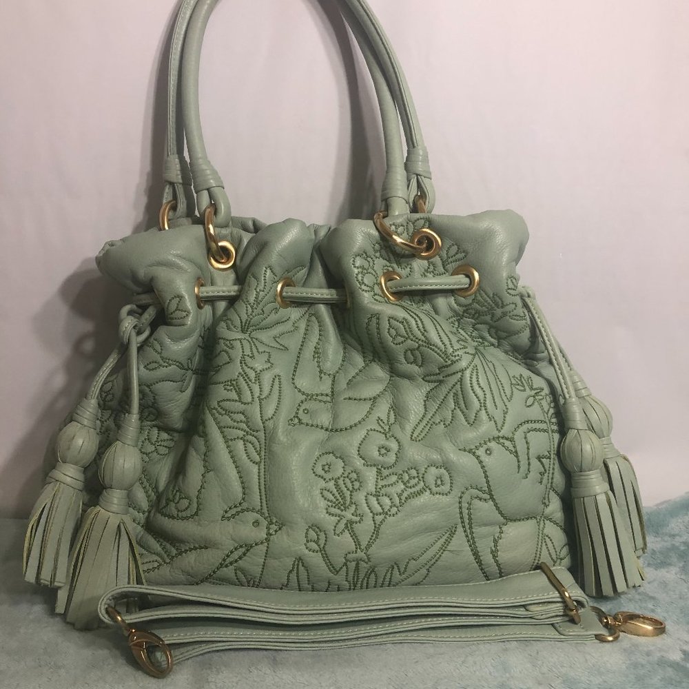 Isabella Fiore leather bag with shoulder strap